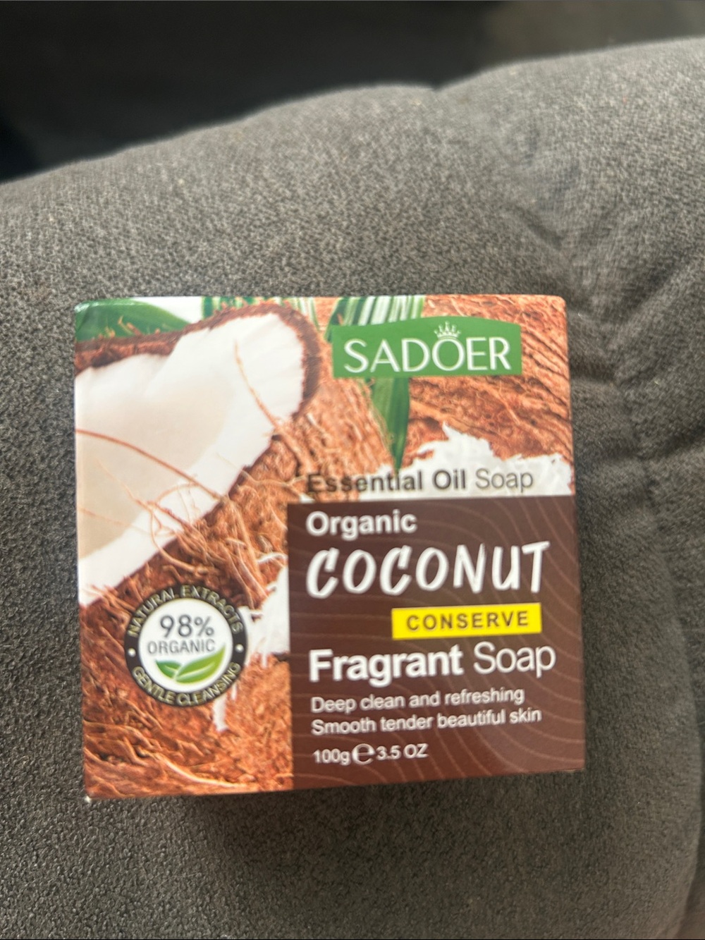 Sadoer Organic Coconut Fragrant Soap
